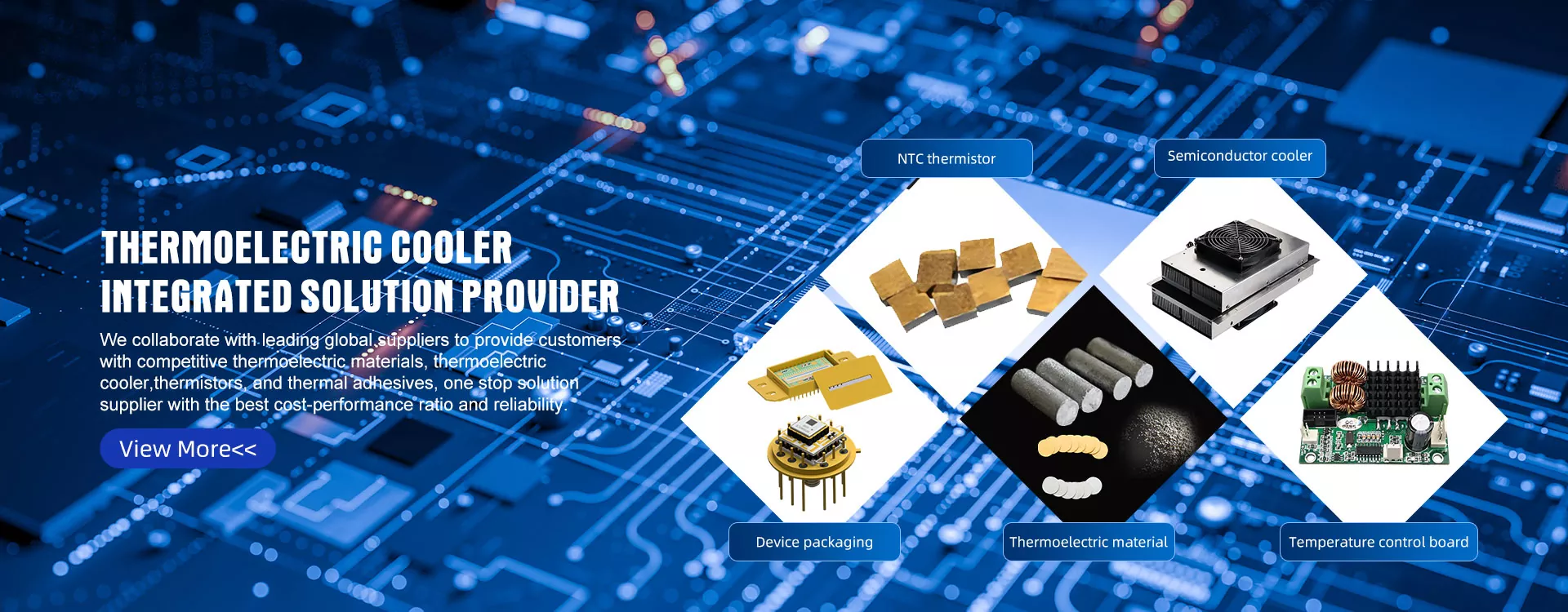 Kvalitets termoelektriske kølere